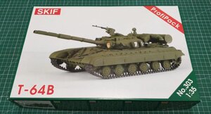 Т-64Б Радянський основний бойовий танк. Збірна модель танка в масштабі 1/35. SKIF MK303
