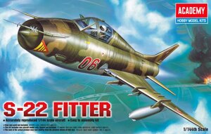 Су-22 "Fitter". Модель винищувача у масштабі 1/144. ACADEMY 12612