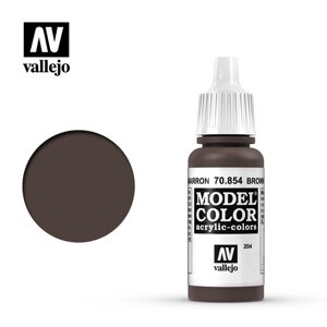 Коричнева глазур 17 мл. VALLEJO MODEL COLOR 70854