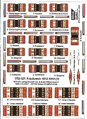 Прапори і штандарти в масштабі 1/72. Französische Armee 1812-14 (1). ROFUR-FLAGS 127