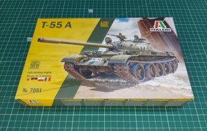 Т-55 А. Збірна модель танка в масштабі 1/72. ITALERI 7081