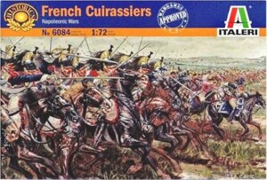 Французькі кірасири, наполеонівські війни. Набір пластикових фігур в масштабі 1/72. ITALERI 6084