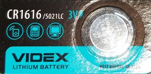 Батарейка CR1616 3V VIDEX