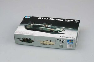 M1A1 Abrams MBT. Збірна модель американського танка. 1/72 TRUMPETER 07276