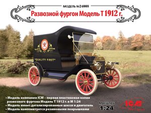 Розвізна фургон MODEL T 1912 р Збірна модель автомобіля в масштабі 1/24. ICM 24008