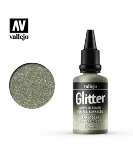 Золото. Фарба водорозчинна із ефектом блиску 32 мл. VALLEJO GLITTER 57601