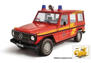 Mercedes-Benz G230 Feurwehr. Збірна модель легендарного німецького позашляховика у масштабі 1/24. ITALERI 3663