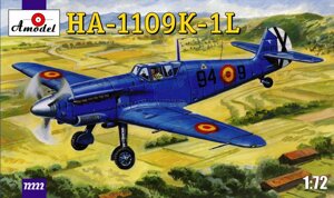 Збірна модель іспанського винищувача HA-1109-K1L. 1/72 AMODEL 72222