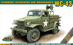 Машина зв'язку Dodge WC-43 (T215). Збірна модель у масштабі 1/72. ACE 72593