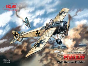 Phalts E. IV, німецький винищувач Першої світової війни. 1/72 ICM 72121