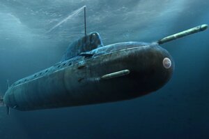 Підводний човен класу "Ясень". Збірна модель в масштабі 1/350. HOBBY BOSS 83526