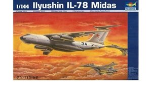 Ільюшин Іл-78 Мідас. Збірна модель літака. 1/144 TRUMPETER 03902