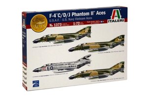 F-4 C / D / J PHANTOM II ACES USAF-US Navy Vietnam ACES. Збірна модель літака. 1/72 ITALERI 1373