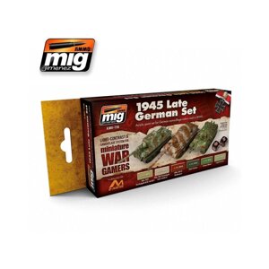 AMMO MIG A. MIG-7118 - НАБІР ФАРБ WARGAME 1 945 LATE GERMAN