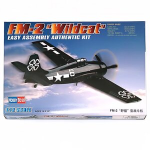 FM-2 "Wildcat". Збірна модель літака в масштабі 1/72. HOBBY BOSS 80222