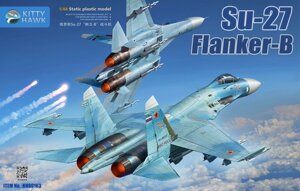 Сухий Су-27С СМ3 Фланкер-Б збірна пластикова модель літака. 1/48 KITTY HAWK KH80163