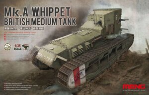 Mk. A Whippet Британський середній танк в масштабі 1/35. MENG TS-021