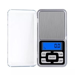 Весы карманные (ювелирные) с резиновыми кнопками LUX Pocket Scale MH-200, 200g/0.01g