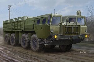 МАЗ-7313 радянський важкий вантажний автомобіль. Збірна модель в масштабі 1/35. TRUMPETER 01050