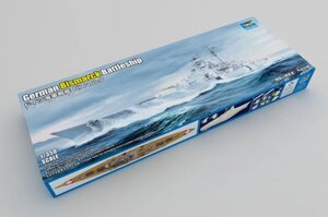 Бісмарк збірна модель німецького лінкора в масштабі 1/350. TRUMPETER 05358