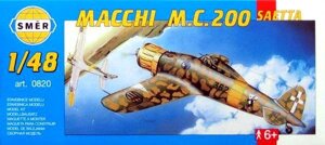 Збірна модель літака Macchi M. C. 200 Saetta. 1/48 SMER 0820
