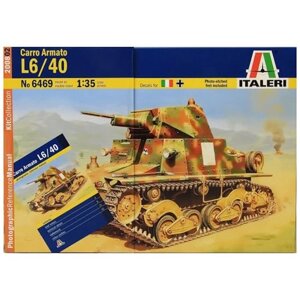 CARRO ARMATO L6 / 40. Збірна модель танка в масштабі 1/35. ITALERI 6469