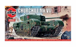 Churchill Mk. VII. Збірна модель танка в масштабі 1/76. AIRFIX 01304