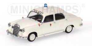 MERCEDES-BENZ 180 (W120) - 1953 - POLIZEI TRIER L. E. 1 296 pcs. 1/43 MINICHAMPS 430033191