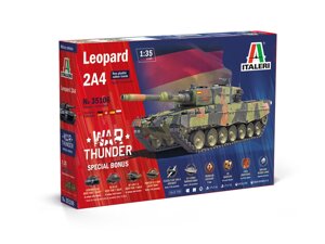 Leopard 2A4 War Thunder Special Bonus. Збірна модель танка у масштабі 1/35. ITALERI 35106