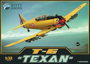 T-6 TEXAN збірна пластикова модель літака. 1/32 Kitty hawk KH32002