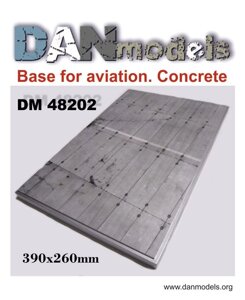 Підставка під моделі (тема - стоянка літака). 1/48 DANMODELS DM48202