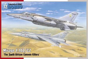 Mirage F. 1AZ / CZ 'The South African Commie Killers'. SPECIAL HOBBY SH72435