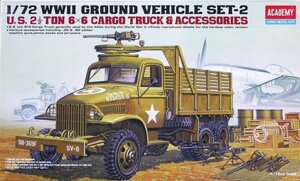 Американська вантажівка GMC CCKW 2,5-тонна та аксесуари. 1/72 ACADEMY 13402