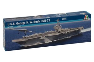 U. S. S. George H. W. Bush CVN-77. Збірна модель авіаносця в масштабі 1/720. ITALERI 5534