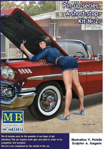 Pin-up series. A short stop. Kit No. 2. 1/24 MASTER BOX 24016