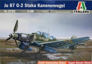 JUNKERS JU 87G-2 STUKA KANONENVOGEL. 1/48 ITALERI 2722