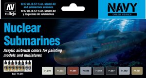 Набір фарб для збірних моделей підводних човнів. VALLEJO 71611