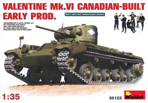 Британський піхотний танк Valentine Mk. VI Canadian. 1/35 MINIART 35123