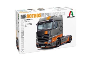 MB Actros MP4 Big Space – видання Grand Prix. Збірна модель вантажного автомобіля у масштабі 1/24. ITALERI 3968