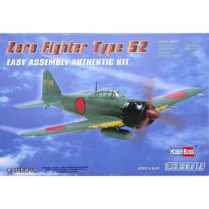 Zero Fighter Type 52. Збірна модель. 1/72 HOBBY BOSS 80241