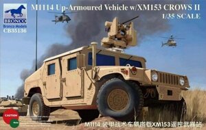 HMMWV M1114 Up-Armoured Armament Carrier (w / XM153 CROWS II). 1/35 BRONCO MODELS CB35136