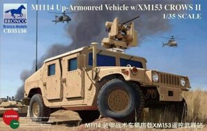 HMMWV M1114 Up-Armoured Armament Carrier (w/XM153 CROWS II). 1/35 BRONCO MODELS CB35136