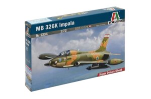 MB 326K IMPALA. Збірна модель літака в масштабі 1/72. ITALERI 1334