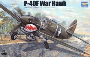 P-40F War Hawk. Збірна модель літака у масштабі 1/32. TRUMPETER 03227