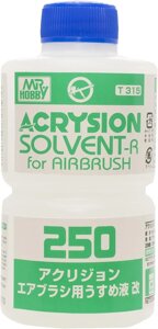 Розчинник для акрилової фарби під аерограф Acrysion Solvent – R, 250мл. MR. HOBBY T315