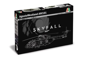 AgustaWestland AW - 101 '' SKYFALL '' 007 movie. 1/72 ITALERI +1332