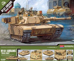 M1A1 Abrams Iraq 2003. Збірна модель танка в масштабі 1/35. ACADEMY 13202