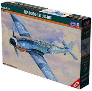 Винищувач Bf. 109G-12 "JG-101" / Збірна модель літака в масштабі 1/72. MISTER CRAFT D-25