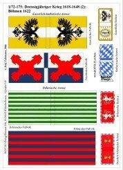 Прапори і штандарти в масштабі 1/72. Böhmenfeldzug 1618/20 (2). ROFUR-FLAGS 175