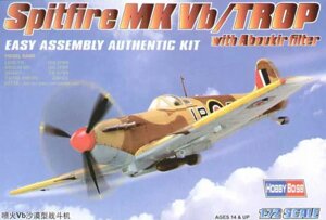 Spitfire MK. Vb TROP. Збірна модель в масштабі 1/72. HOBBY BOSS 80214